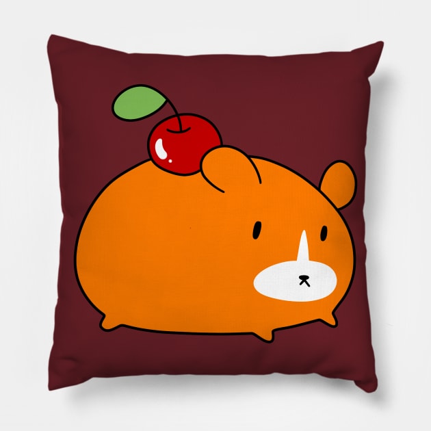 Cherry Hamster Pillow by saradaboru