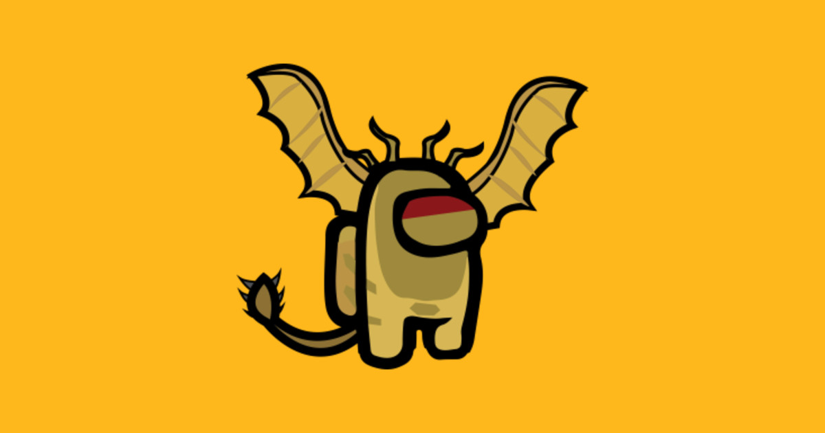 Ghidora Among Us - Ghidorah Among Us - T-Shirt | TeePublic