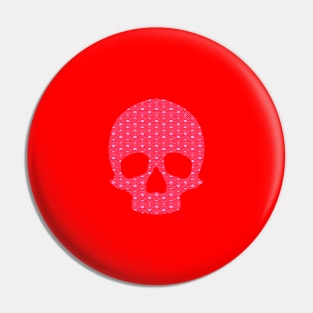 Red Skull Pin