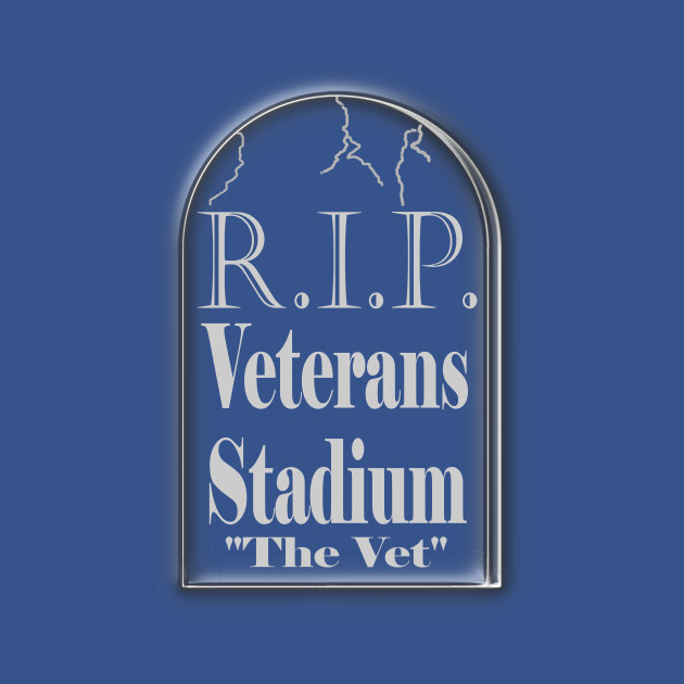 Disover R.I.P. Veterans Stadium - Eagles Football - Veterans Stadium - T-Shirt