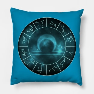 Libra Zodiac Symbol Pillow