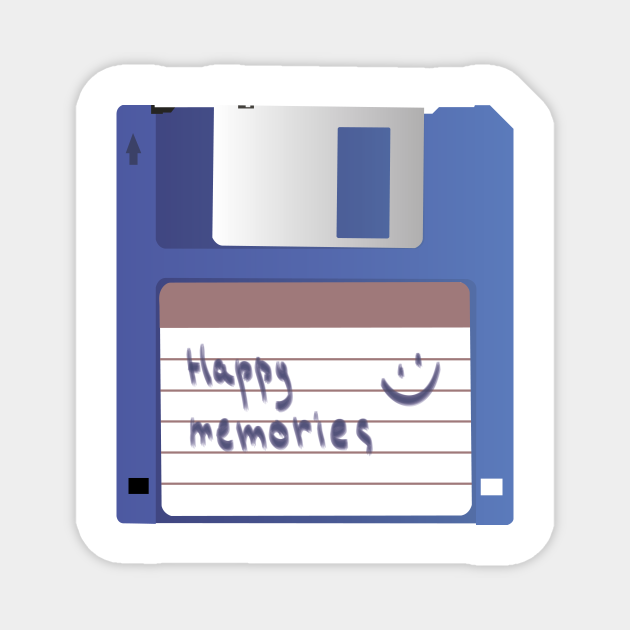 Blue Floppy Disk Nostalgia Floppy Disk TeePublic