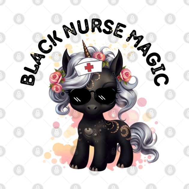 Black nurse magic- Unicorn by letherpick
