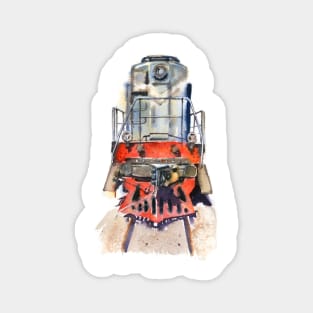 Retro vintage train Magnet