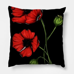 Poppies Pillow