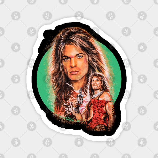 David Lee Roth Art Magnet by Chris Hoffman Art