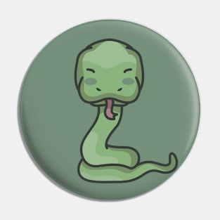 Cute Snake Cartoon Pin