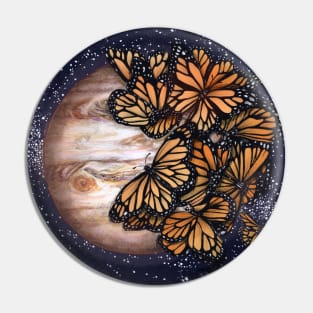 Jupiter's Butterflies Colour Version Pin