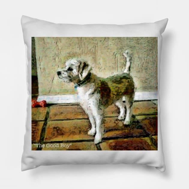 The Good Boy Pillow by ImpArtbyTorg