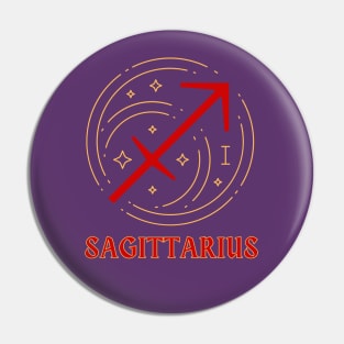 Sagittarius Zodiac Pin