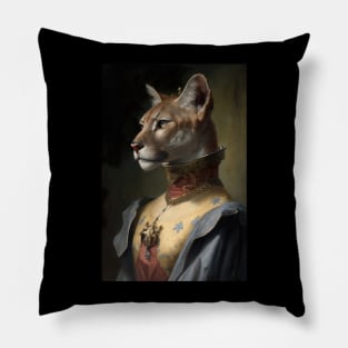 Cougar Countess Calssic Portrait Pillow