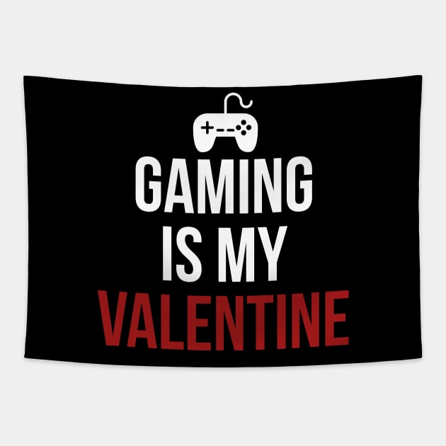 Gaming is my valentine Tapestry by Room Thirty Four