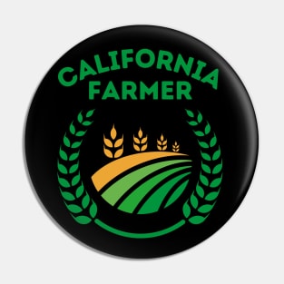 California Farmer Pin