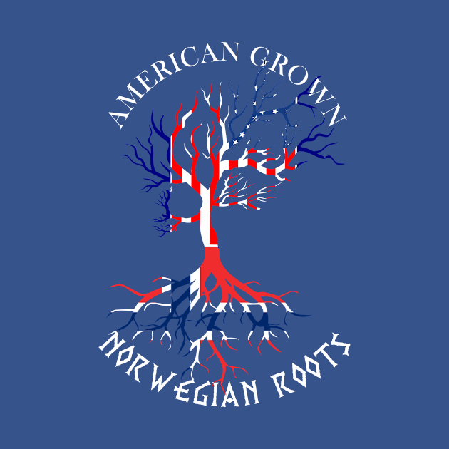 American Grown, Norwegian Roots by VikingHeart Designs