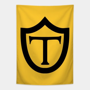 Peter Thorndyke - Badge (Black on Yellow) Tapestry