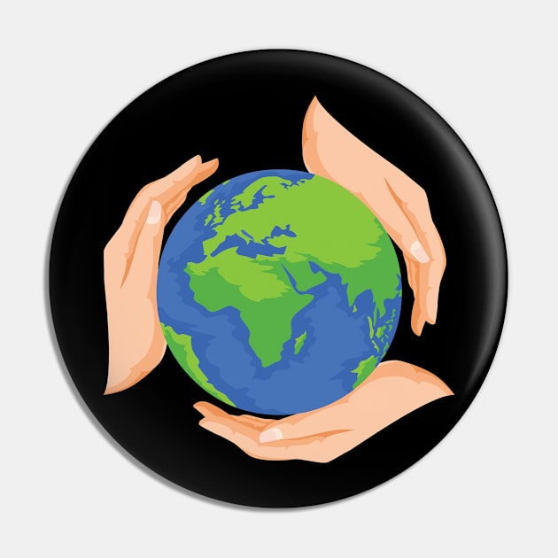 Save Earth Pin by Morphart