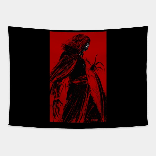 Castlevania Dracula Walk Tapestry by DougSQ