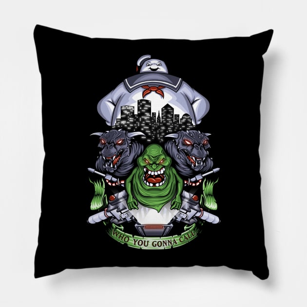 Who You Gonna Call? Pillow by TrulyEpic