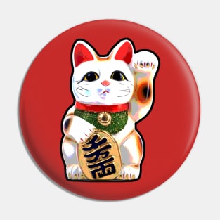 Maneki-Neko Lucky Cat Pin