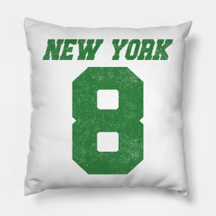 New York Number 8 Pillow