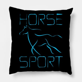 Horse Sport Discreet Drawing Birthday Gift Shirt 4 Pillow