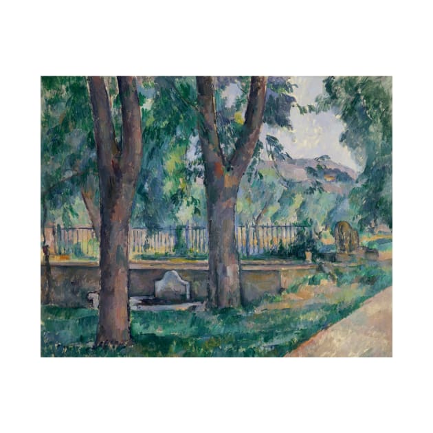 The Pool at the Jas de Bouffan by Paul Cezanne by Classic Art Stall