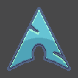 Arch Linux Pixel Art T-Shirt