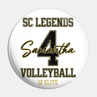 Samantha #4 SC Legends (12 Elite) - White Pin