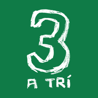 Number 3, Gaelic Irish Number, Three T-Shirt
