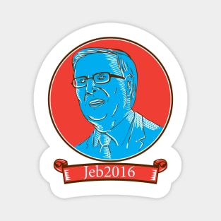 Jeb 2016 President Drawing Magnet