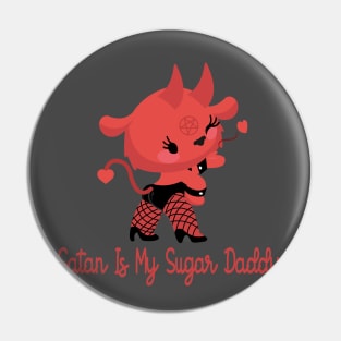 satan is my sugar daddy Pin