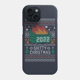 Ugly Shitty Christmas Sweater 2022 Phone Case