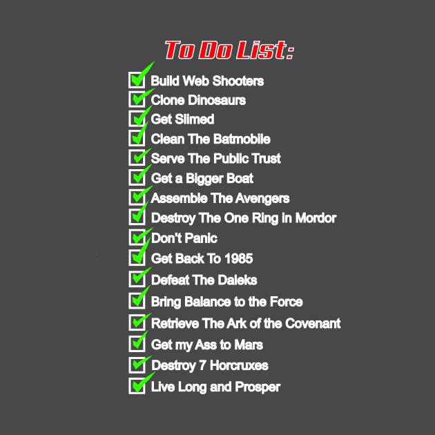 My Movie To Do List by RGDesignIT