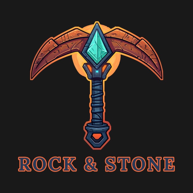 Deep Rock Galactic Pickaxe by Sacred Circle