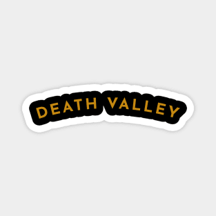 Death Valley Typography Magnet