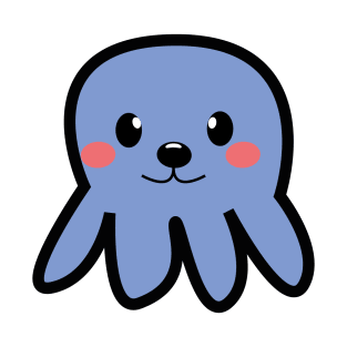 pulpo foca kawaii uwu T-Shirt