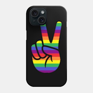 Rainbow Peace Sign - LGBTQ+ Phone Case