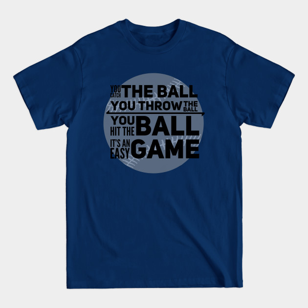 Disover Baseball, an easy game - Baseball - T-Shirt