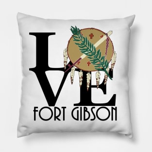 LOVE Fort Gibson Oklahoma Pillow