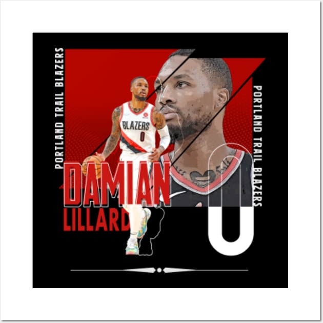 Damian Lillard Basketball Paper Poster Trail Blazers - Damian Lillard -  Posters and Art Prints