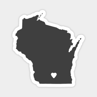 Wisconsin Love Magnet