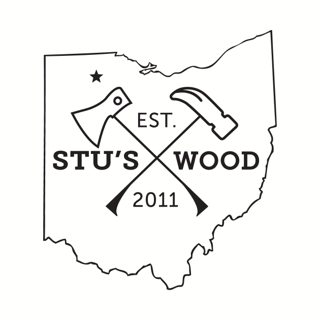 Stu's Wood Ohio - Black Logo by stuswood