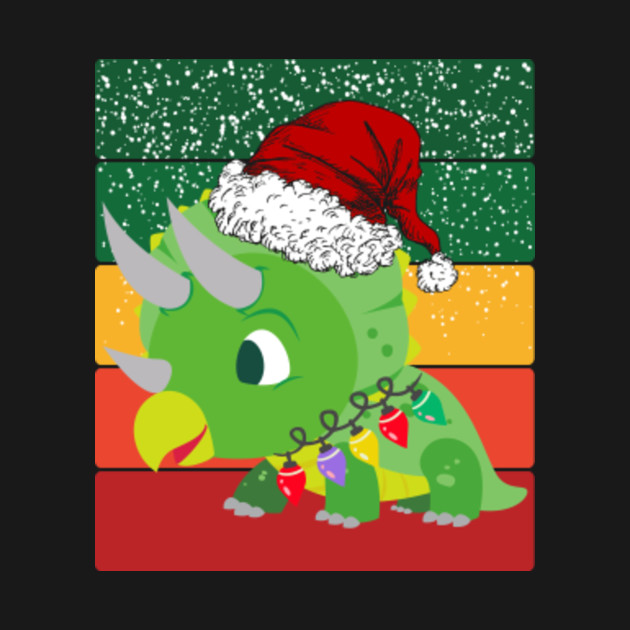 Discover dinosaur christmas tree - Dinosaur Christmas Tree - T-Shirt