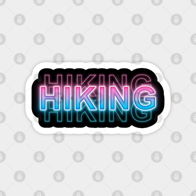 Hiking Magnet by Sanzida Design