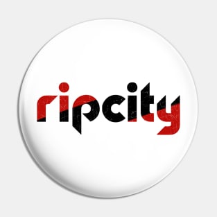 Rip City || Grunge Pin