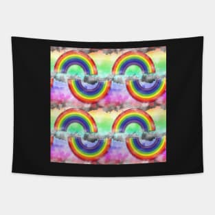 Rainbows & Rough Stripes Tapestry