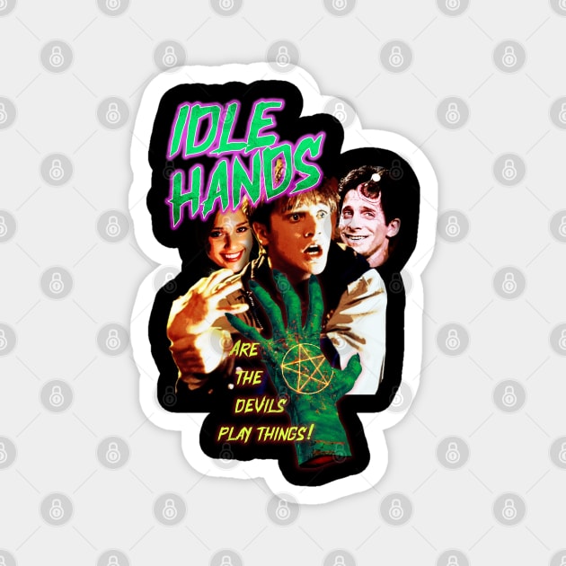 Genesis Streetwear - Idle Hands Magnet by retromegahero