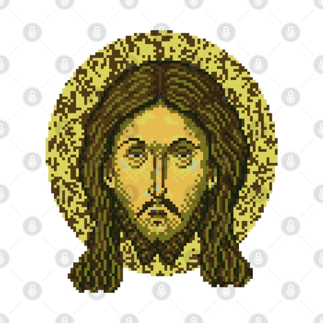 Icon of Christ 16bit - Pixel Art Fantasy16 by CyberRex