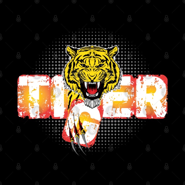 Angry Tiger by anbartshirts