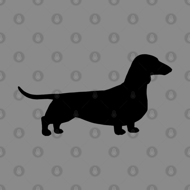 Dachshund Silhouette | Wiener Dog by Coffee Squirrel